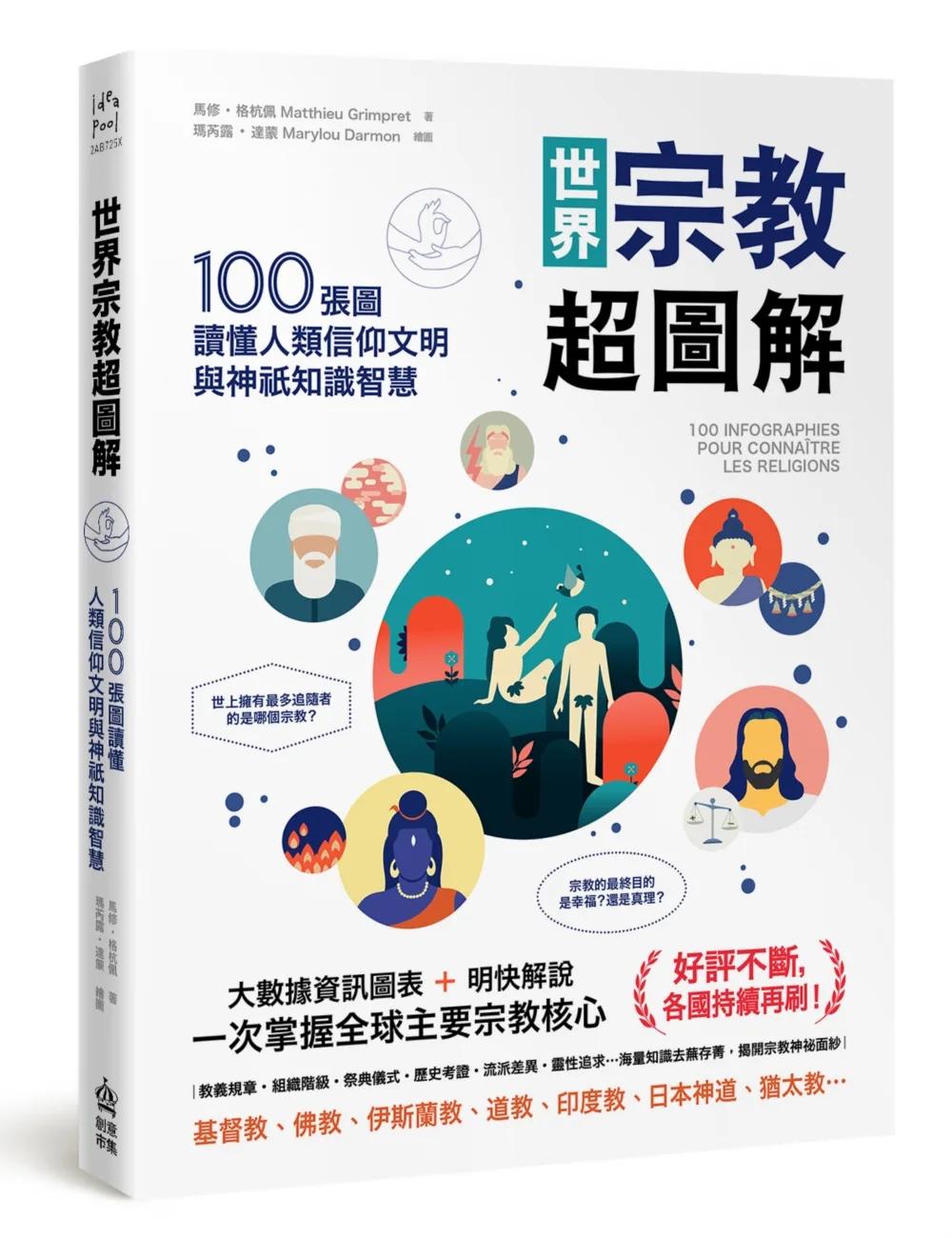 世界宗教超圖解：100張圖讀懂人類信仰文明與神祇知識智慧
