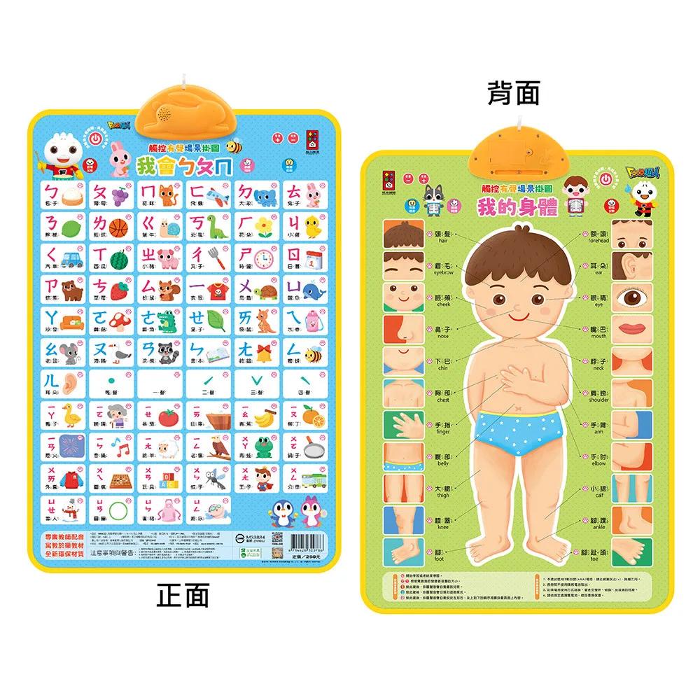 FOOD超人有聲學習掛圖-ㄅㄆㄇ&我的身體