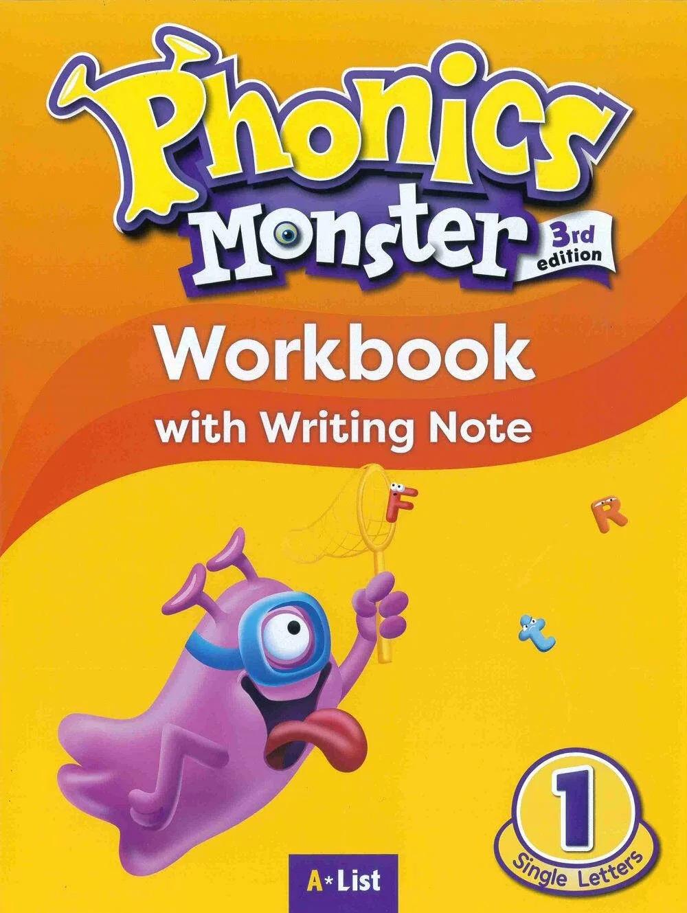Phonics Monster 3/e Workbook 1 with Writing Note