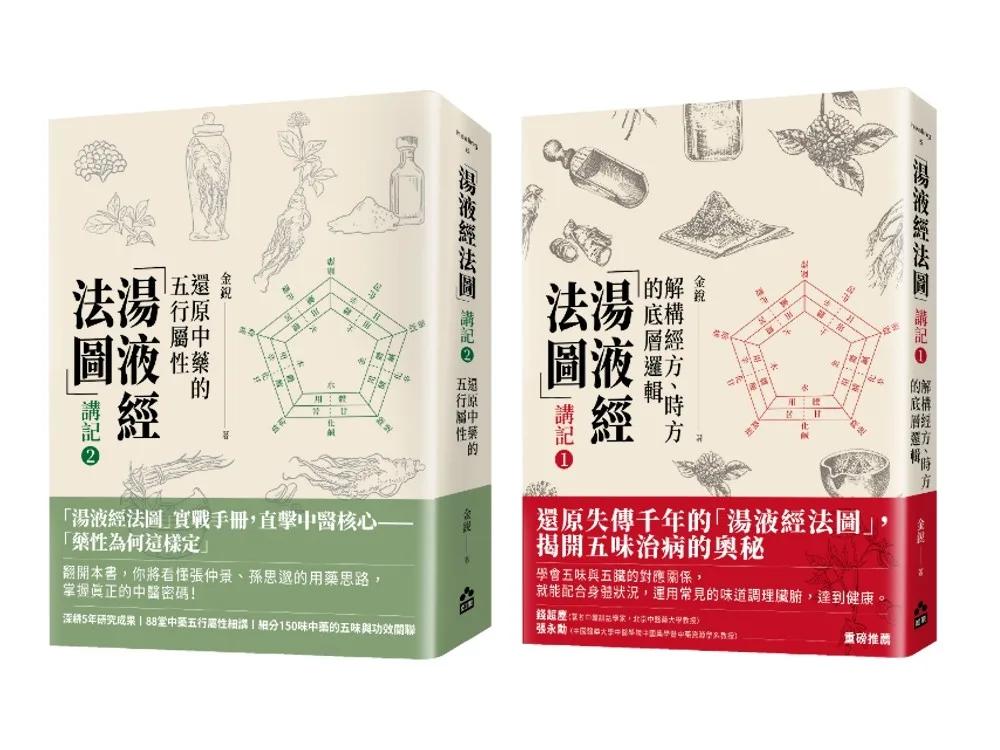 【湯液經法圖講記套書】（二冊）：《「湯液經法圖」講記①：解構經方、時方的底層邏輯》＋《「湯液經法圖」講記②：還原中藥的五行屬性》