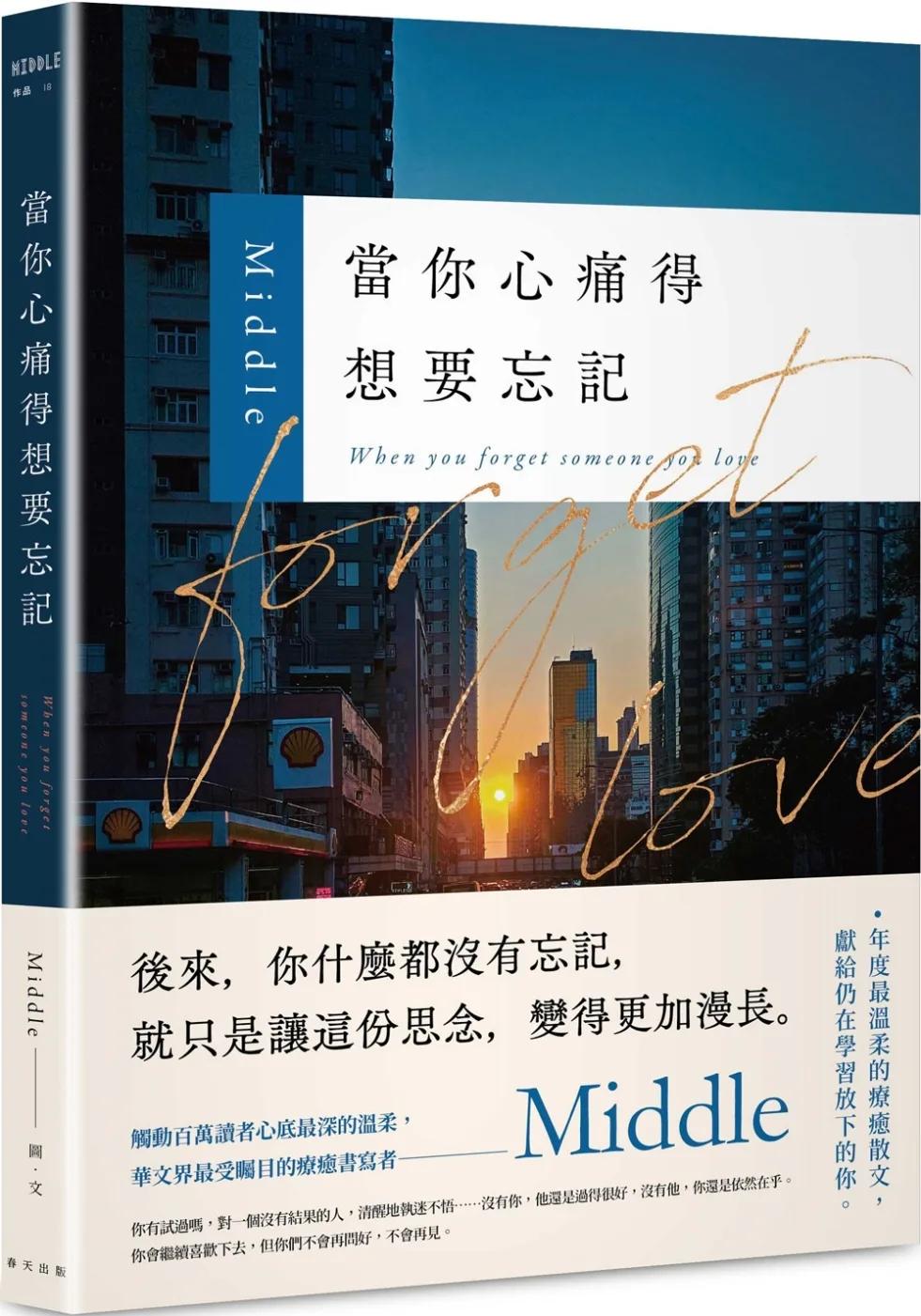 當你心痛得想要忘記：華文界最受矚目的療癒書寫者——Middle年度最溫柔的療癒散文，獻給仍在學習放下的你